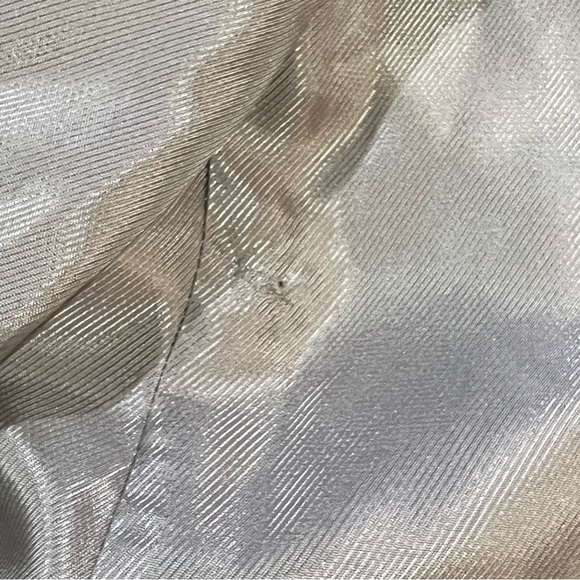 Zara Gray Herringbone Frock Coat Size Small - Picture 5 of 6